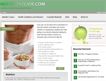 Tablet Screenshot of nutritiontrade.com